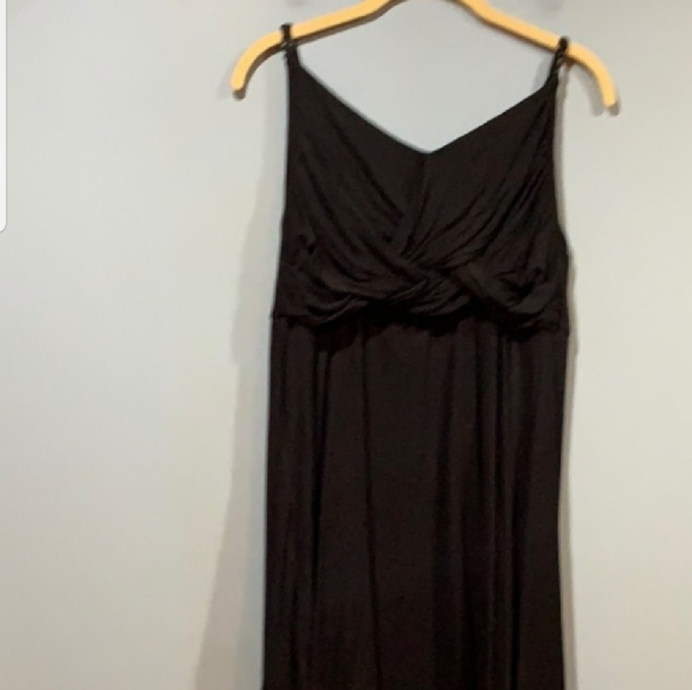 Black Maternity/nursing gown